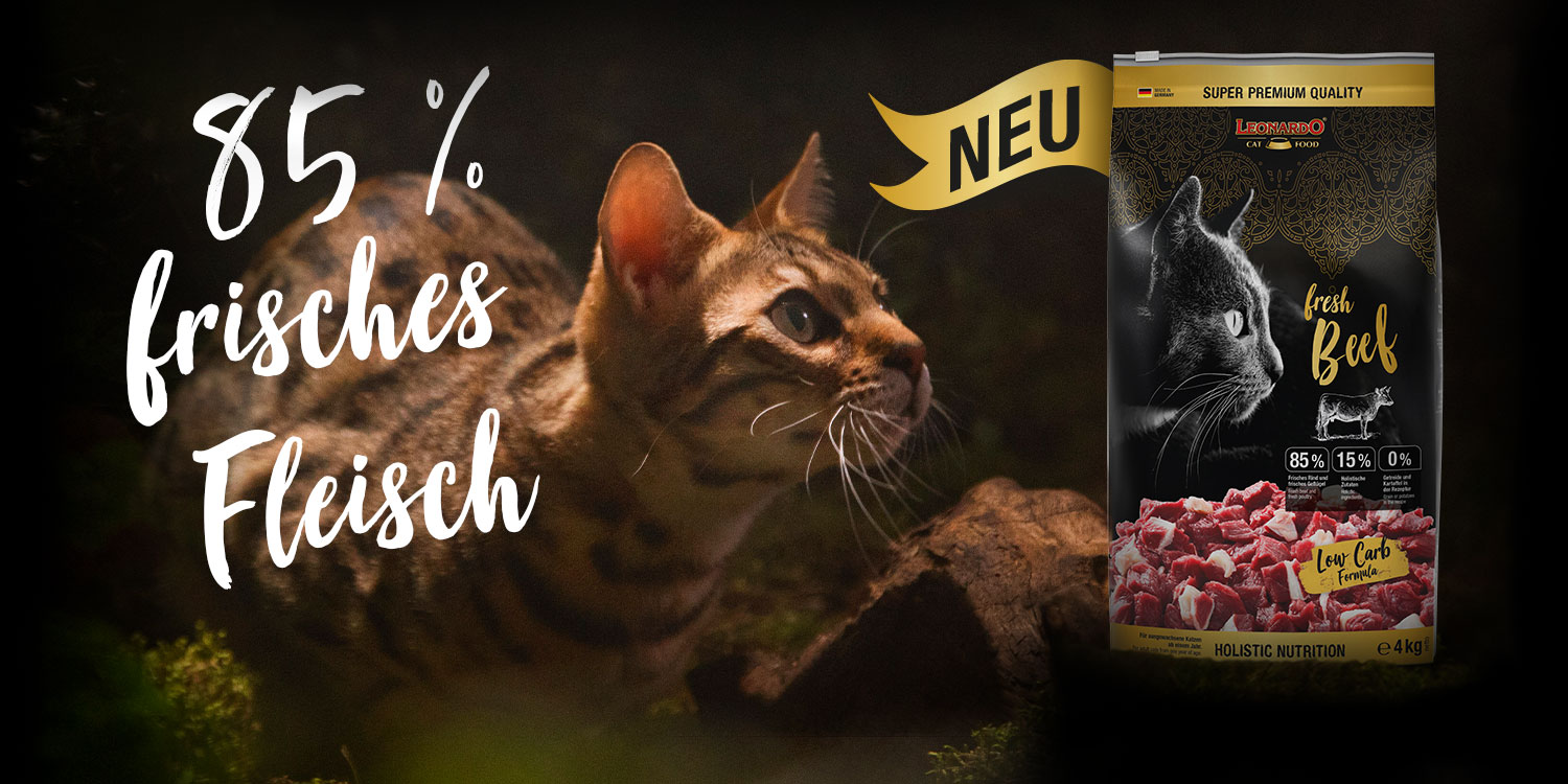 Leonardo fresh meat mit 85 % frischem Fleisch Leonardo fresh meat mit 85 % frischem Fleisch